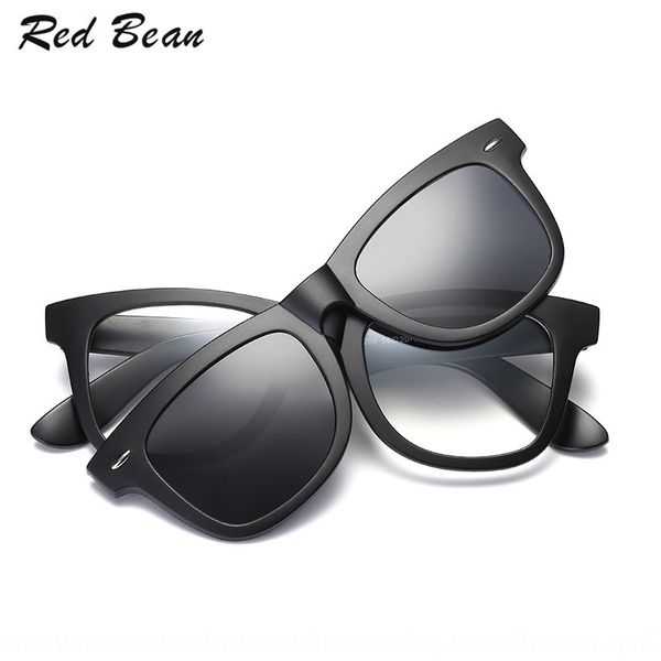 

new myopia myopia men's and women's tr frame polarized large frame glasses magnetic suction glasses