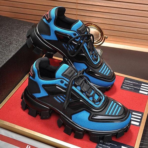 

new arrival mens shoes vintage lightweight shoes autumn and winter footwears low lace -up luxury shoes cloudbust thunder knit sneakers, Black