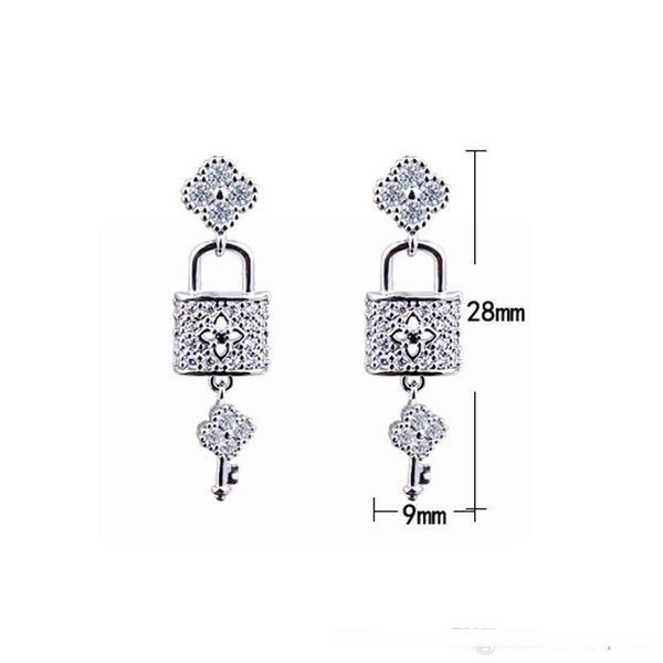 

новое пѬибие 925 silver key lock ад еѬги женин девђки иѬкон еѬга подаѬок дл л, Golden;silver