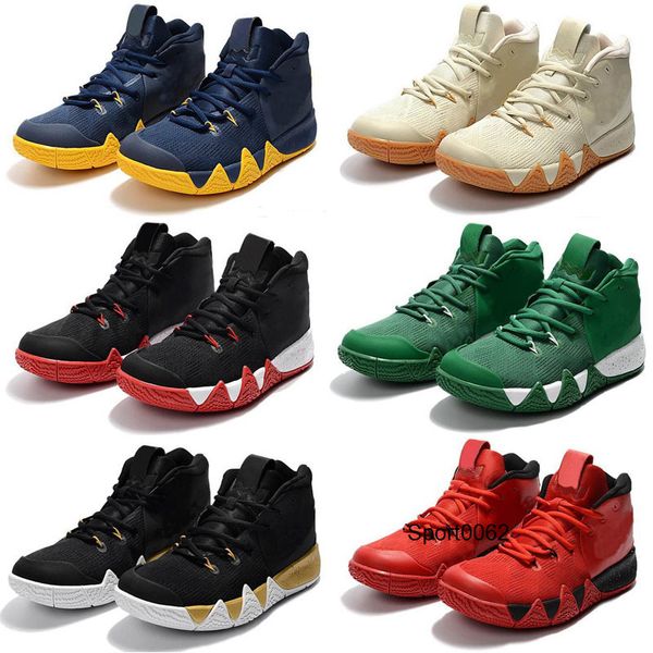 

2020 kyrie men basketball kids shoes irving 4 black white gold sports trainers sneakers kyries mens chaussures