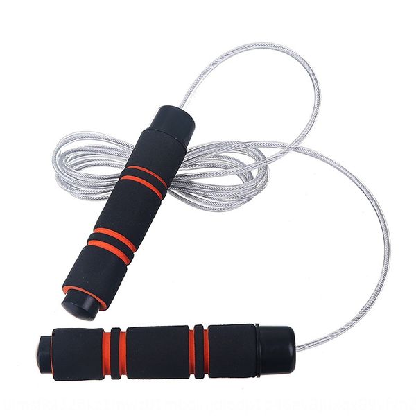 

new teel steel wire adjustable sports fitness rope sponge rope skipping