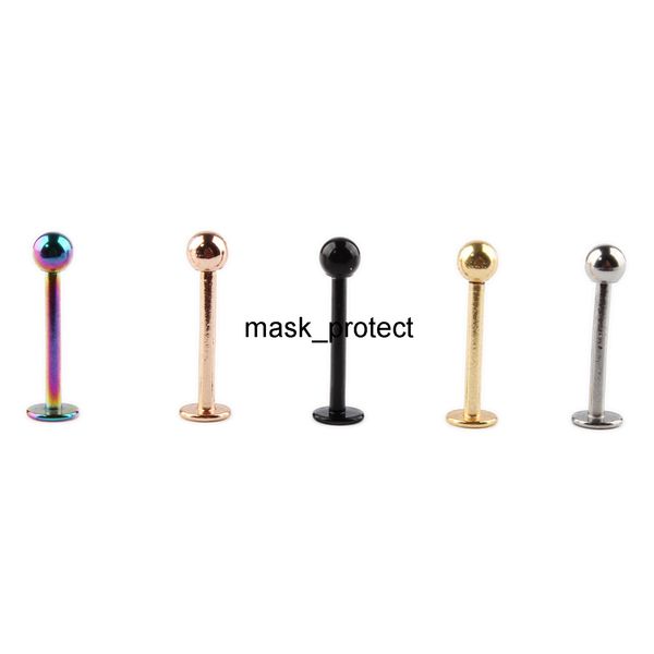 

нос titanium гипоаллергенных ногтей из нержавеющей стали lip тела прокола, Golden;white