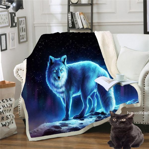 

in stock dhl-digital p printed cartoon flannel double blanket lamb blanket gift blanket
