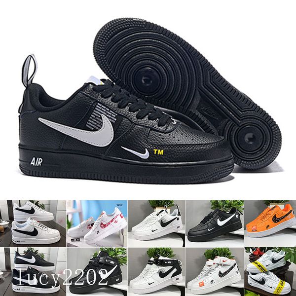 

быстрая доставка горячей продажи 2018 новый стиль летать линия мужчины женщины высокий низкий любовник скейтборд обувь 1 один вязать размер, Black