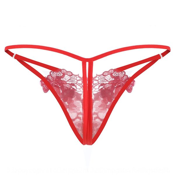 

5m762 hollow-out embroidered underwear women's low waist underweart-shirt underwearhip temptation t-pants side-open stretch t-pants for, Black;white