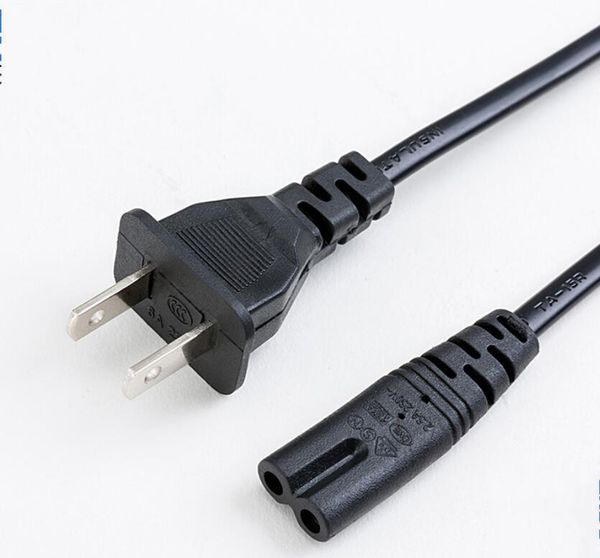 

5ft us japan flat 8 suffix power cable figure 8 power extension cord for battery charger portable radio psp 3 4 printer cases2010 hierf