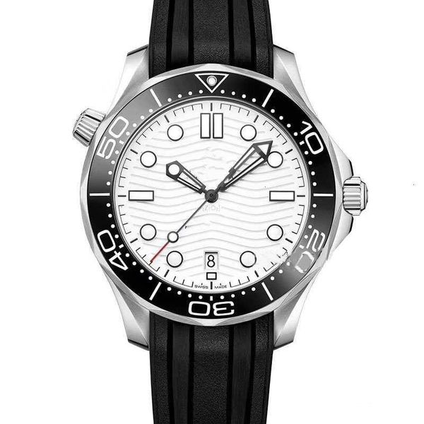 

42mm mens watches automatic mechanical watch for male omeseries stainless designer fashion reloj wristwatches, Slivery;brown