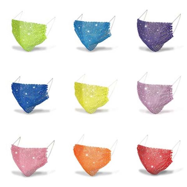 

epack print face mask party designer face masks black blingbling pm2.5 dustproof mouth er washable reusble cotton protective face masks#2951