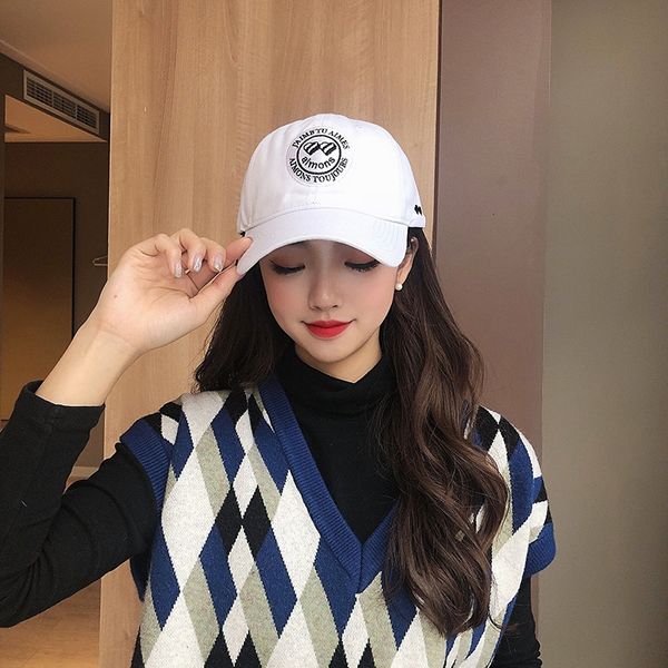 

korean style all-match smiling face love embroidery baseball embroidered baseball cap autumn new outdoor sun hat youth cap sun hat, Blue;gray