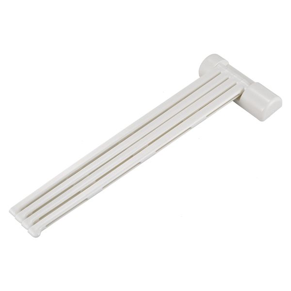 

plastic swing 4 arms towel bar rack holder 13 inch long