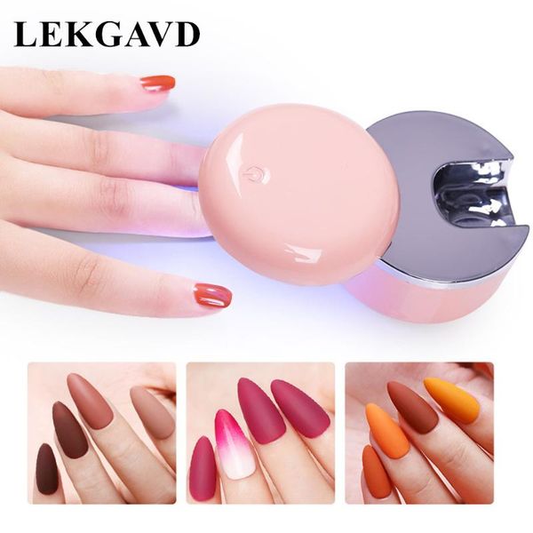

portable led ccfl nail dryer curing lamp machine for uv gel nail polish mini dryer lamp led rainbow 3w uv electric 90g
