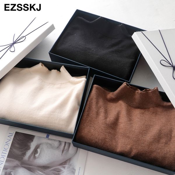 

chic autumn spring oversize sweater pullovers women loose female basic thin big sweater long sleeve 2020 knit jumpers top, White;black