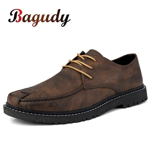 

2020 men's shoes genuine leather casual shoes for man fashion design breathable spring autumn men working, Black