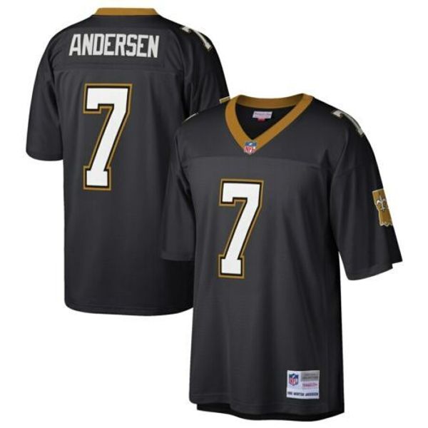 

мортен андерсен # 7 mitchell ness 1992 пенсионер наследие джерси, Gray