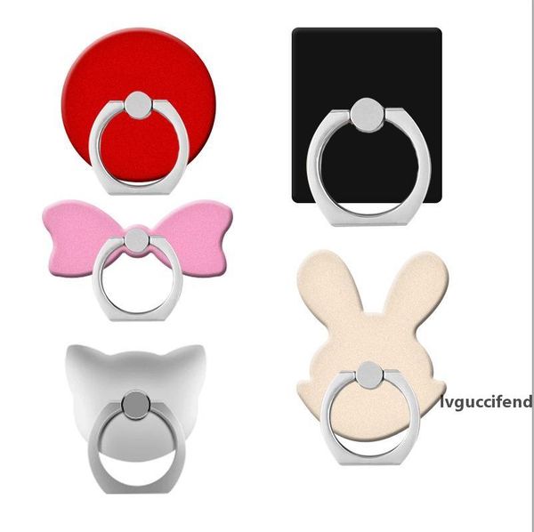 

360 rotating metal ring mobile phone holder universal mount finger grip for samsung galaxy s7 s8 s8 iphone 6 6s plus stand with gold bag