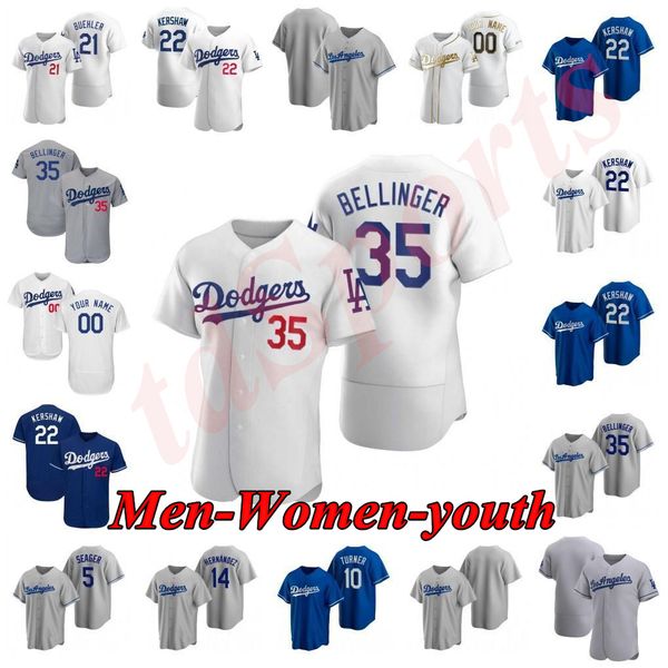 

2020 men women kids youth cody bellinger jersey justin turner clayton kershaw walker buehler mookie betts enrique hernandez baseball jerseys, Blue;black
