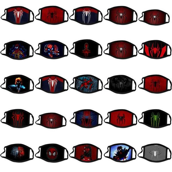 

dhl spider-man spiderman super hero designer luxury kid face mask party cosplay reusable dust washable windproof 6 tydnw outdoors2009, Black