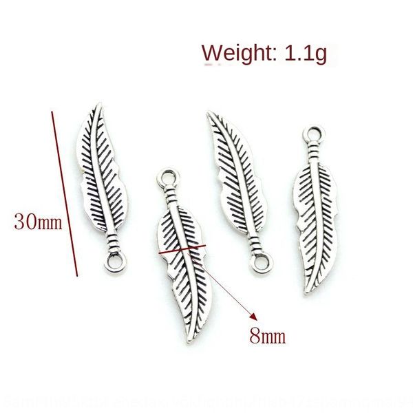 

handmade materials alloy dreamnet feather pendant diy handmade materials alloy diy accessories dreamnet accessories feather pendant, Silver