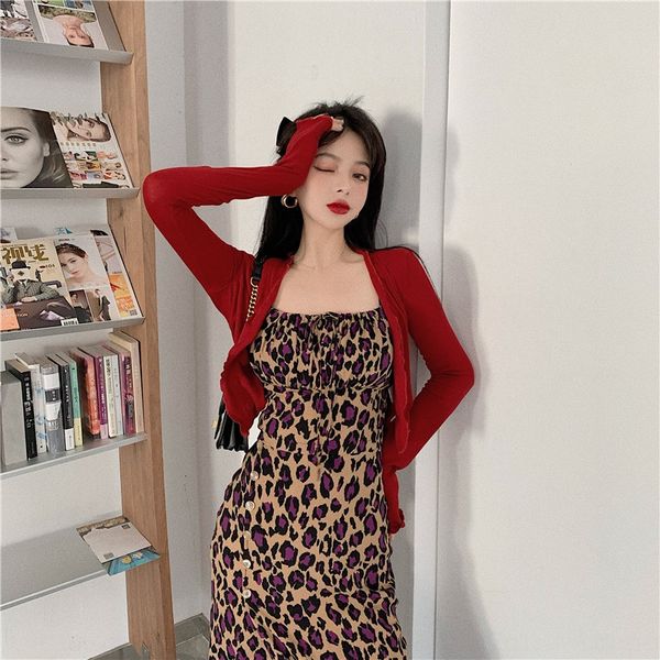 

achi dayechi леопардового принт трусиков лето женщин верхней одежда top жилет жилет сексуальный приталенные пупок внутреннего износ талия ве, Gray