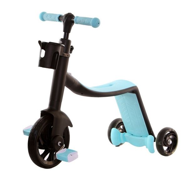 

three-in-one children's scooter tricycle multi-function car folding scooter children's three wheel skateboard
