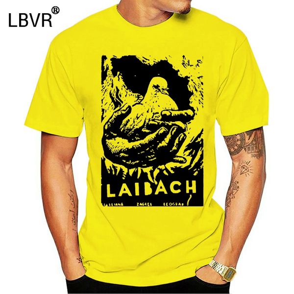 

laibach - t shirt mens t shirt industrial laibach art nsk tee, White;black