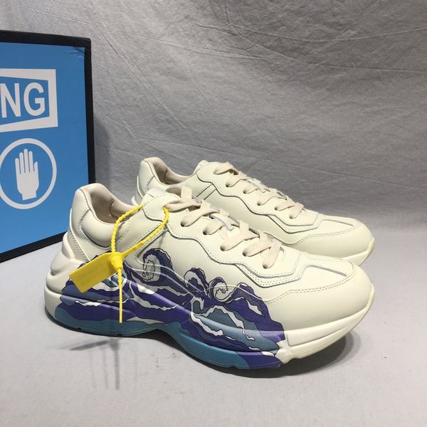 

2020 a17 unisex мужчины и женщины кроссовки высокого качества вскользь мужская обувь кожа конструктора luxury женская обувь шнурках, Black