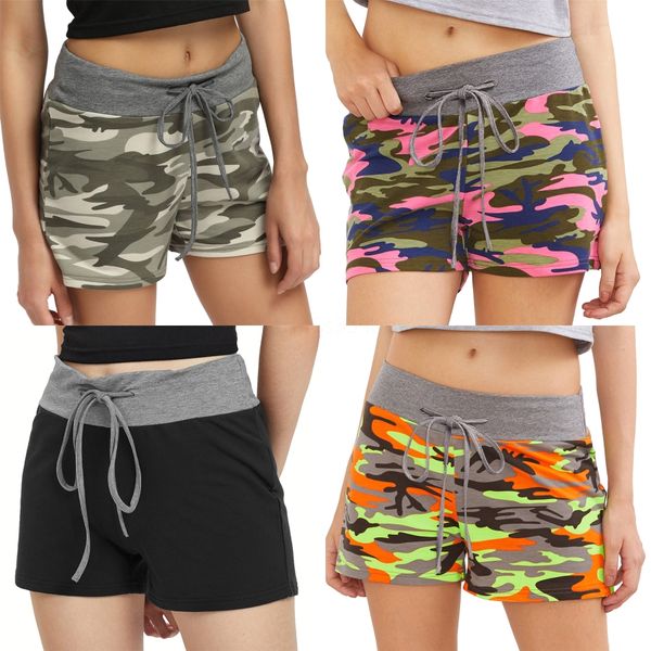

women summer casual shorts xx3xl breathable elastic waist shorts size s  3xl regular x3xl multi drop shipping good quality#7861, White;black