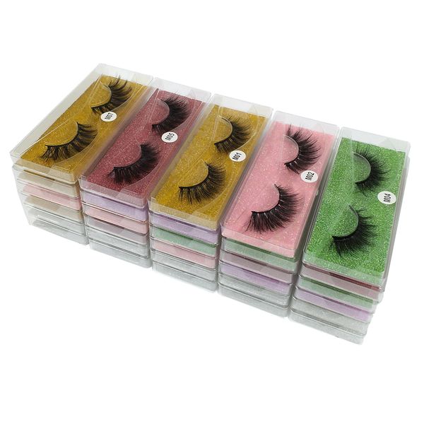 

wholesale lashes 10 style 3d mink lashes bulk natural false eyelashes hand made makeup eye lashes 3d mink eyelashes