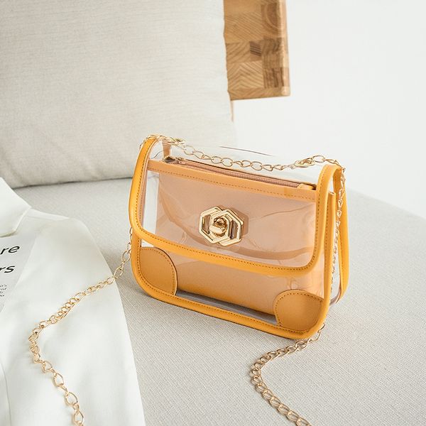 

women 2020 new fresh mother new women's jelly women's jelly bag fashion women' fashion all-match lock bag