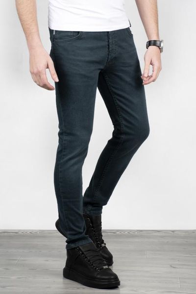 

deepsea male blue new season lycra narrow cut jeans pants 2002166