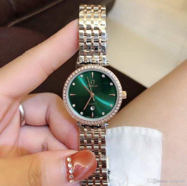 

womens watch waterproof wristwatches new modell fashion luxury casual brand quartz watch l1117005, Slivery;brown