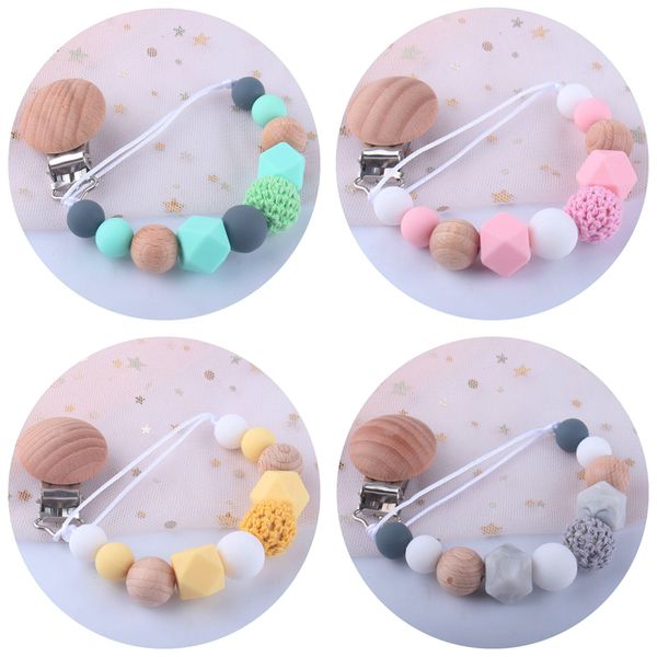 

новый diy младенца teether силиконовая 27см соску цепи бук клип держатель цепи силикона соска прорезыватель игрушка для малыша