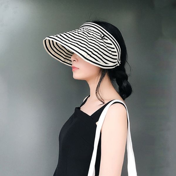

korean style all-match cycling sun bicycle sunscreen summer foldable sun hat beach vacation sunscreen hat, Blue;gray