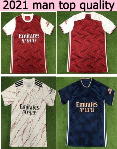 

gunner 2021 men soccer jersey home red away white 20/21 soccer shirt gunner short sleeve customized football shirt uniforms, Black;yellow