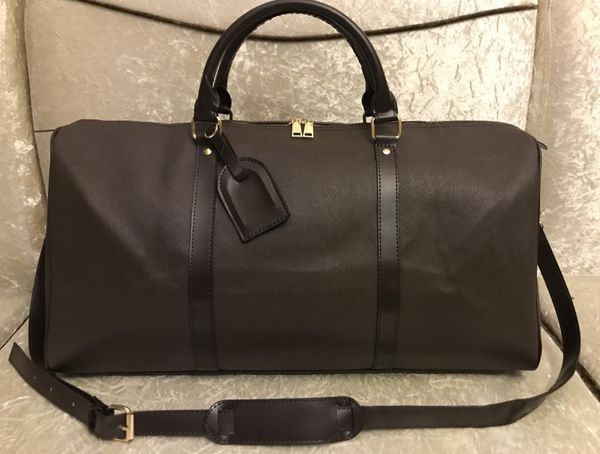 

fast shipping selling men's and women's large-capacity travel bag 55cm shoulder bag rivet crossbody bag casual tote