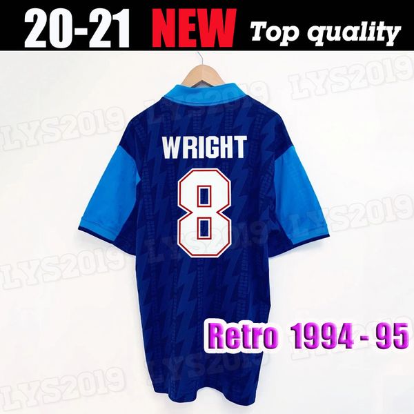 

1994 1995 sway blue away blue retro 94 95 soccer jersey vintage football shirt hartson campbell wright bergkamp merson classic uniforms, Black;yellow