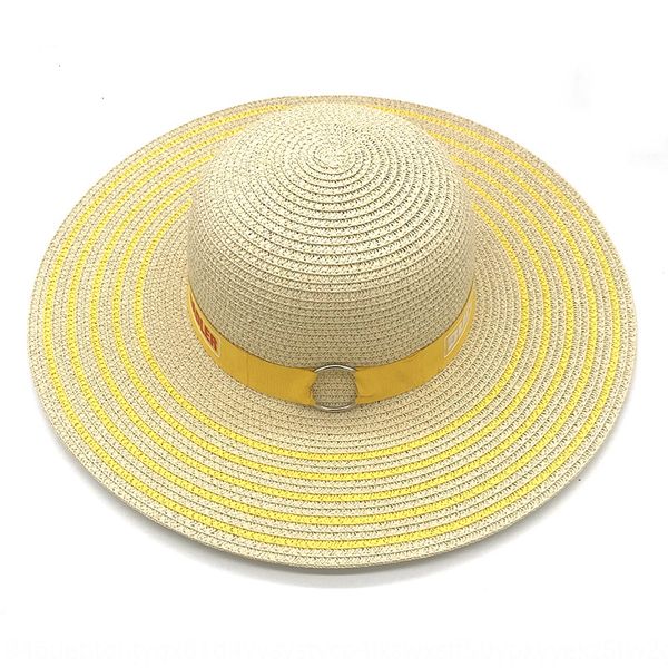 

new fashion women's toque large eaves straw woven women's hat straw hat, Blue;gray