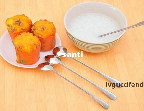 

ice cream tea coffee handled long handle stainless steel spoons flatware