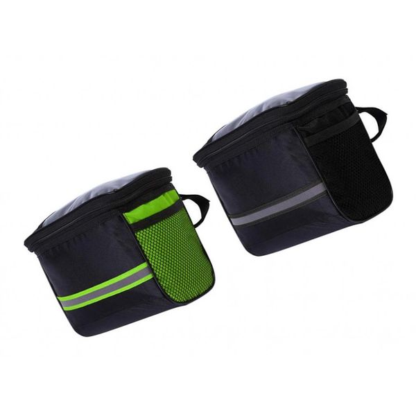 

2x bike handlebar bag front storage bag outdoor cycling pouches waterproof