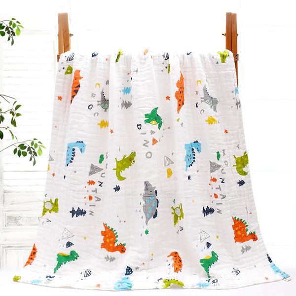 

six-layer gauze baby bath towel cotton gauze newborn child towel quilt baby blanket accessories newborn chd20281