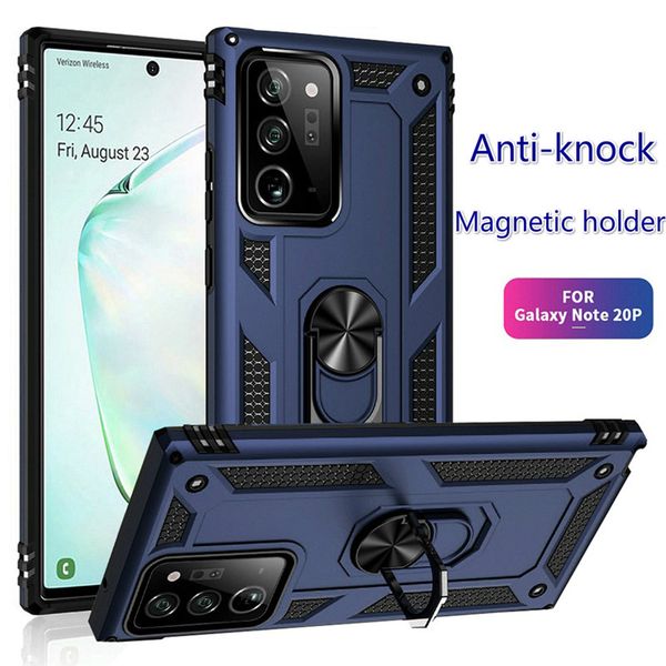 

magnetic kickstand heavy duty cell phone cases for lg stylo 6 k51 samsung galaxy note 20 s20 ultra a01 a21 360 ring case