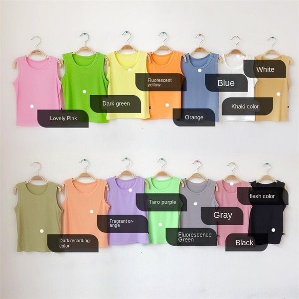 

3-piece children's 2020 new fashion brand thin vest sleeveless vest for boys and girls, Blue