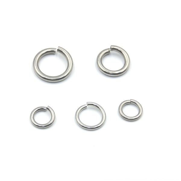 

stainless steel opening large closed ring 316 pendant necklace diy necklace connection o ring accessories diy pendant, Silver