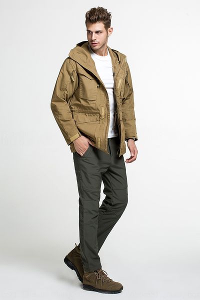 

vnwsj outdoor mountaineering windproof wear-resistant classicfans battlefield trench coat outdoor mountaineering windproof wear-resistant ja, Blue;black