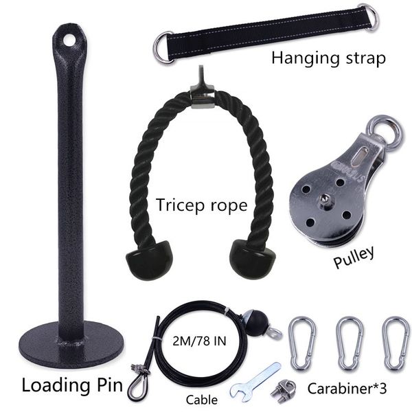 2021 Diy Pulley Cable Machine System With Multifunctional Handle Tricep Pulldown Attachment Fitness Equipment For Home Gym Workout From Jumeiluo 48 57 Dhgate Com