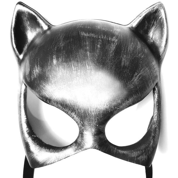 

2019 the high-quality designers selling new men and women halloween steampunk devil mask holiday props factory outlet, Silver
