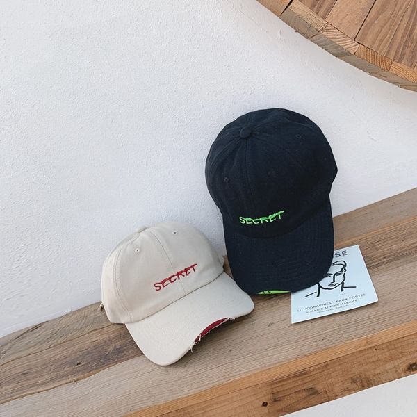 

cecuz korean harajuku high street hole baseball summer baseball cap sun hat sun hat soft letter embroidery sunshade cap versatile face, Blue;gray