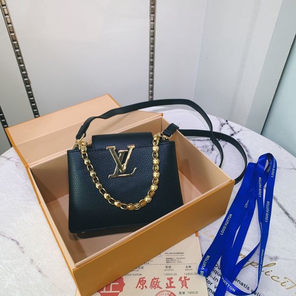 

2020 black tote bag shoulder bags real leather handbags fashion crossbody bagaf