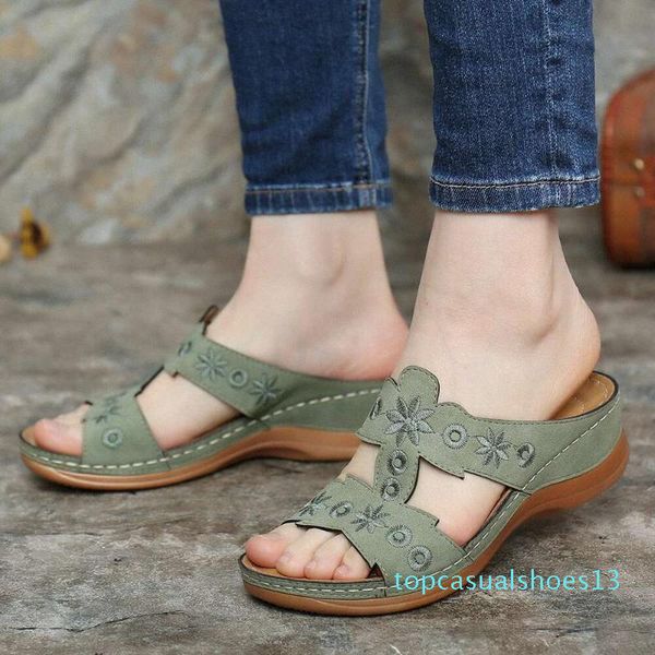 

shoes woman summer comfortable women wedges sandals platform casual non-slip roman women's sandals beach soft female shoes t13, Black