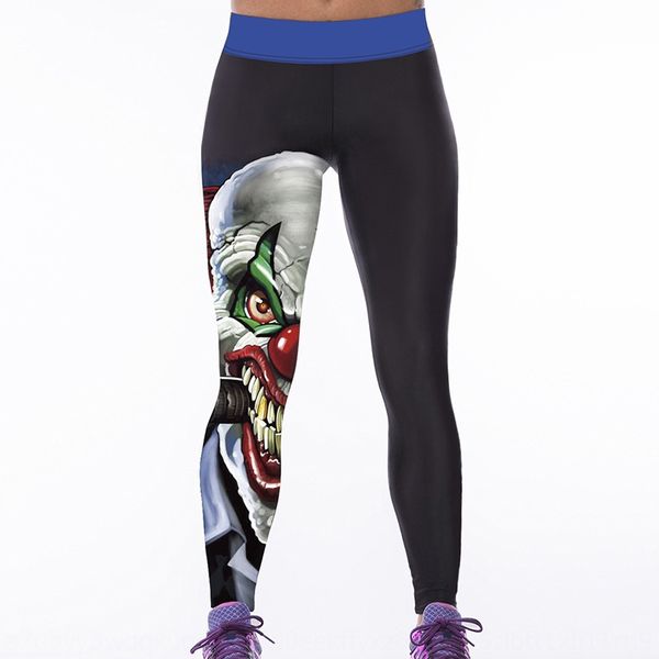 

funny digital printing yoga high waist tight pants digital tight pants fitness leggings for women aslgs0005, Black